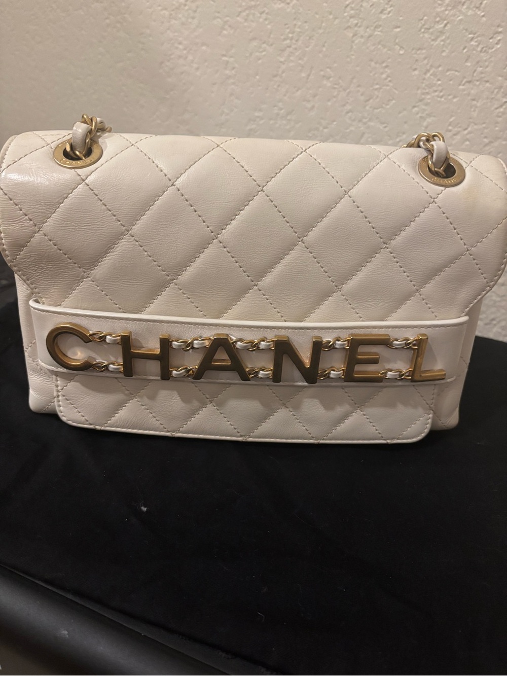 Chanel Quilted Enchained Medium Flap - w/card and Entrupy